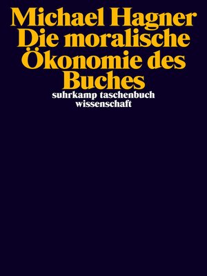 cover image of Die moralische Ökonomie des Buches